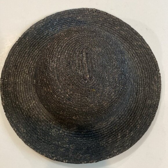 Festival Black Wide Brim Sun Hat - Picture 6 of 13